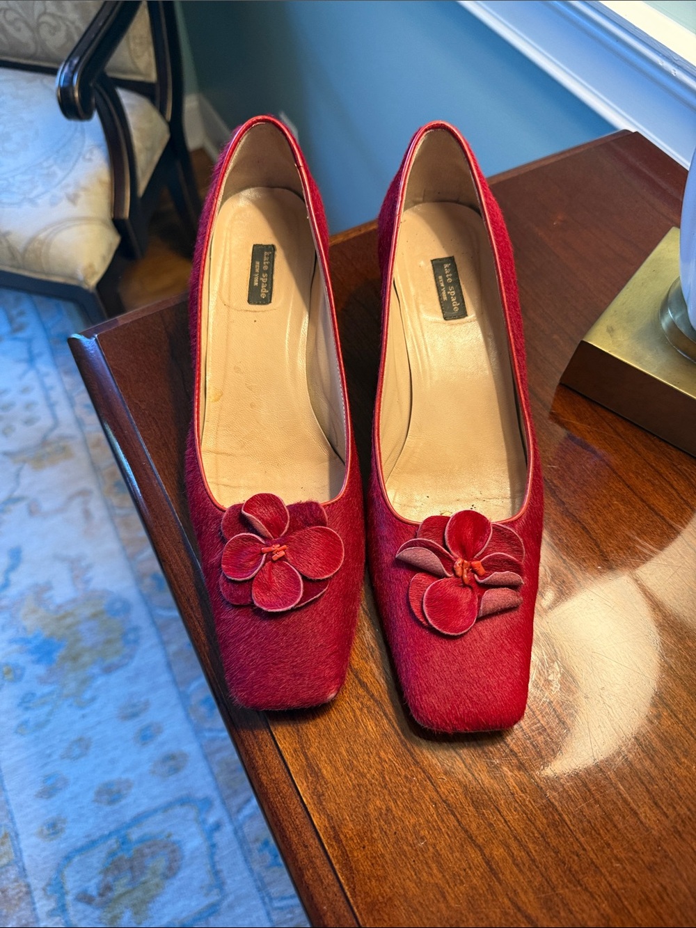 Vintage Kate Spade Pony Hair Heels